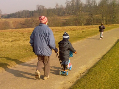 Charlie and his pushy Granny