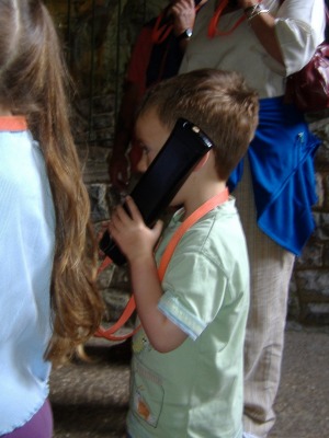 Getting the hang of the audio guide