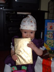 Mummy's presents are more interesting
