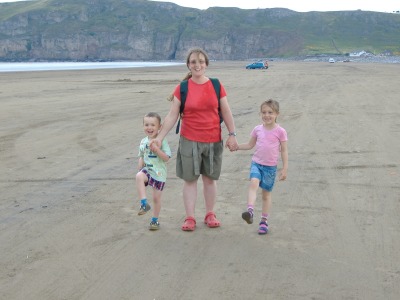 Taking Mummy for a walk